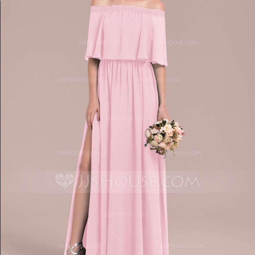 JJs House off-the-shoulder Bridesmaid Dress